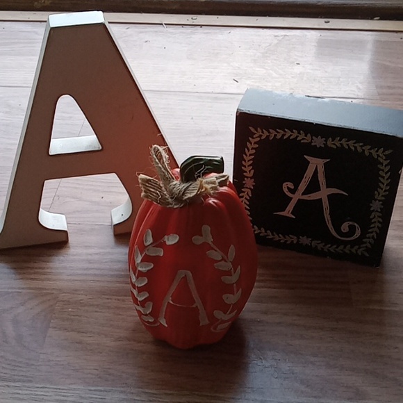 Kirklands Other - Letter "A" Bundle 3pcs